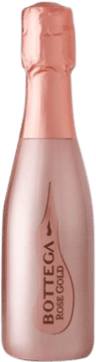 7,95 € Kostenloser Versand | Rosé Sekt Bottega Brut — Herb Gold — Edition Gold, Rosé Reserve — Gereift Italien Pinot Noir — Spätburgunder Kleine Flasche 20 cl