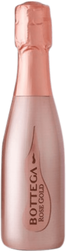 7,95 € Free Shipping | Rosé sparkling Bottega Rosé Gold Brut Reserve Italy Pinot Black Small Bottle 20 cl