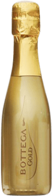 6,95 € Kostenloser Versand | Weißer Sekt Bottega Gold Brut Reserve D.O.C. Prosecco Italien Glera Kleine Flasche 20 cl