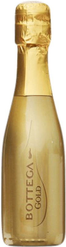 4,95 € Envio grátis | Espumante branco Bottega Gold Brut Reserva D.O.C. Prosecco Itália Glera Garrafa Pequena 20 cl