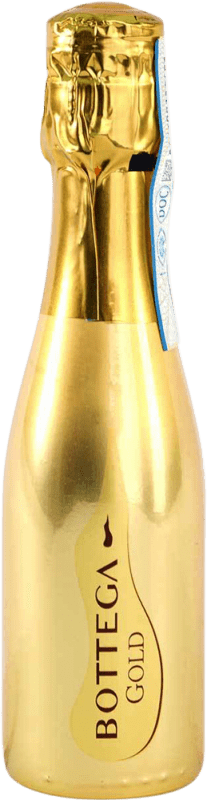 4,95 € Envio grátis | Espumante branco Bottega Gold Brut Reserva D.O.C. Prosecco Itália Glera Garrafa Pequena 20 cl