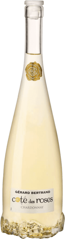 13,95 € Бесплатная доставка | Белое вино Gérard Bertrand Côte des Roses молодое I.G.P. Vin de Pays d'Oc Лангедок-Руссильон Франция Chardonnay — Шардоне Бутылка 75 cl