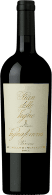 132,95 € Spedizione Gratuita | Vino rosso Pian delle Vigne Vignaferrovia Riserva D.O.C.G. Brunello di Montalcino Toscana Italia Sangiovese Bottiglia 75 cl