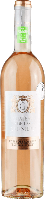 14,95 € Kostenloser Versand | Rosé-Wein Château de La Galinière Jung A.O.C. Côtes de Provence Provence Frankreich Syrah, Cinsault, Vermentino Flasche 75 cl