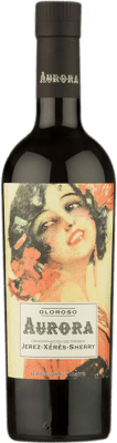 12,95 € Free Shipping | Sweet wine Yuste Aurora Oloroso D.O. Jerez-Xérès-Sherry Andalusia Spain Palomino Fino Medium Bottle 50 cl