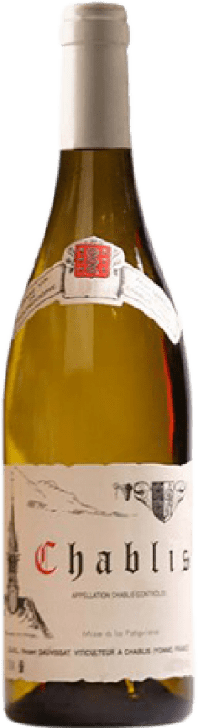 76,95 € Envío gratis | Vino blanco Vincent Dauvissat Crianza A.O.C. Chablis Borgoña Francia Chardonnay Botella 75 cl