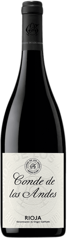 27,95 € 免费送货 | 红酒 Muriel Conde de los Andes 岁 D.O.Ca. Rioja 拉里奥哈 西班牙 Tempranillo 瓶子 75 cl