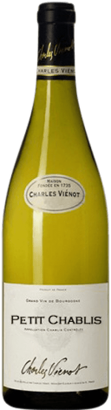 23,95 € Envio grátis | Vinho branco Charles Vienot Jovem A.O.C. Petit-Chablis Borgonha França Chardonnay Garrafa 75 cl