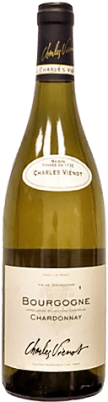 25,95 € Envio grátis | Vinho branco Charles Vienot Jovem A.O.C. Bourgogne Borgonha França Chardonnay Garrafa 75 cl