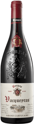 17,95 € Envío gratis | Vino Tinto Bonpas Grand Cartulaire Crianza A.O.C. Vacqueyras Rhône Francia Syrah, Garnacha, Monastrell, Cinsault 75 cl