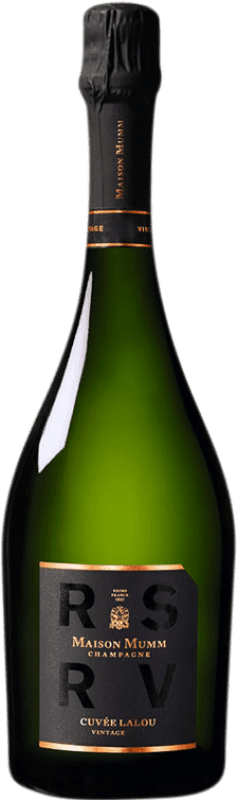 145,95 € Envío gratis | Espumoso blanco G.H. Mumm RSRV Lalou Grand Cru A.O.C. Champagne Champagne Francia Pinot Negro, Chardonnay Botella 75 cl