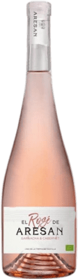 9,95 € Envío gratis | Vino rosado Castillo de Aresan El Rosé Joven I.G.P. Vino de la Tierra de Castilla Castilla la Mancha y Madrid España Garnacha, Cabernet Franc Botella 75 cl