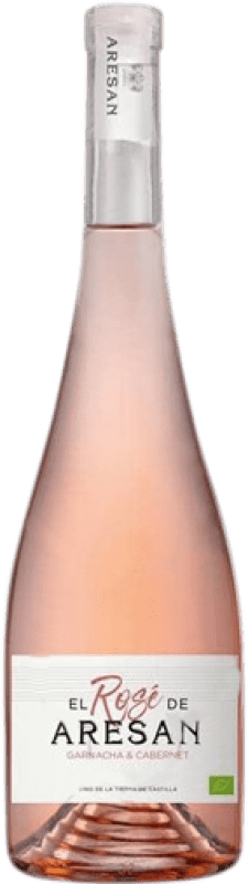 9,95 € 免费送货 | 桃红葡萄酒 Castillo de Aresan Rosé — 桃红葡萄酒 年轻的 I.G.P. Vino de la Tierra de Castilla Castilla la Mancha y Madrid 西班牙 Garnacha — 歌海娜, Cabernet Franc — 品丽珠 瓶装 75 cl
