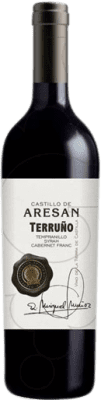 15,95 € Бесплатная доставка | Красное вино Castillo de Aresan Terruño Crianza — Крианса I.G.P. Vino de la Tierra de Castilla Castilla la Mancha y Madrid Испания Tempranillo — Темпранильо, Syrah — Сира, Cabernet Franc — Каберне Фран 75 cl