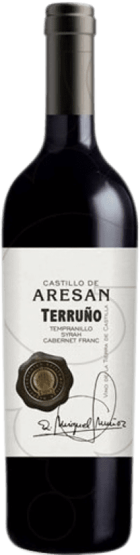 15,95 € Бесплатная доставка | Красное вино Castillo de Aresan Terruño Crianza — Крианса I.G.P. Vino de la Tierra de Castilla Castilla la Mancha y Madrid Испания Tempranillo — Темпранильо, Syrah — Сира, Cabernet Franc — Каберне Фран 75 cl