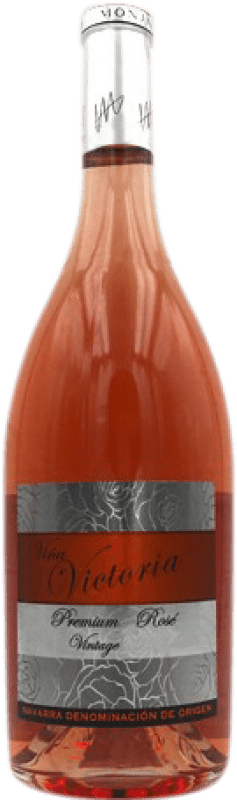 5,95 € Envío gratis | Vino rosado Viña Victoria Joven D.O. Navarra Navarra España Garnacha Botella 75 cl