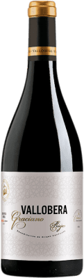 22,95 € Бесплатная доставка | Красное вино Vallobera старения D.O.Ca. Rioja Ла-Риоха Испания Graciano бутылка 75 cl