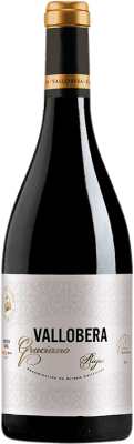 22,95 € 免费送货 | 红酒 Vallobera 岁 D.O.Ca. Rioja 拉里奥哈 西班牙 Graciano 瓶子 75 cl