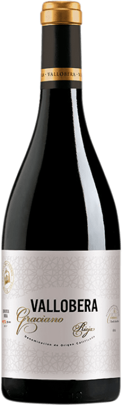 22,95 € Free Shipping | Red wine Vallobera Aged D.O.Ca. Rioja The Rioja Spain Graciano Bottle 75 cl