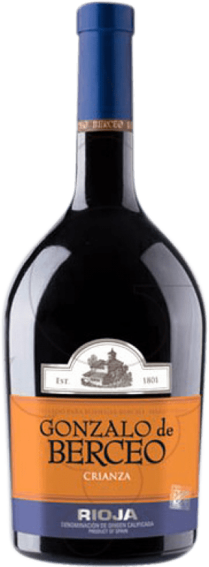 15,95 € Envoi gratuit | Vin rouge Berceo Gonzalo Crianza D.O.Ca. Rioja La Rioja Espagne Tempranillo, Grenache, Graciano Bouteille 75 cl