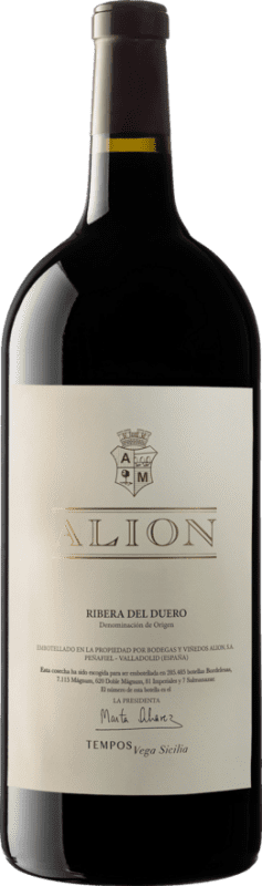 779,95 € Kostenloser Versand | Rotwein Alión D.O. Ribera del Duero Kastilien und León Spanien Tempranillo Doppelmagnum Jeroboam-Flasche 3 L