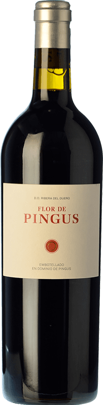 176,95 € 免费送货 | 红酒 Dominio de Pingus Flor de Pingus D.O. Ribera del Duero 卡斯蒂利亚莱昂 西班牙 Tempranillo 瓶子 75 cl