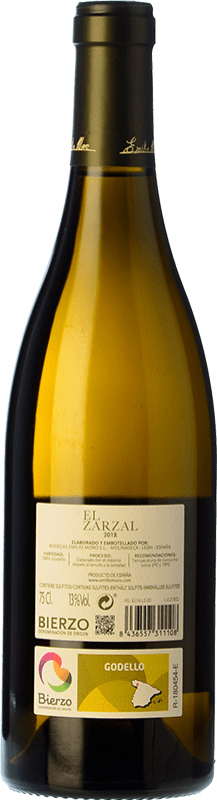 15,95 € Free Shipping | White wine El Zarzal Joven D.O. Bierzo Castilla y León Spain Godello Bottle 75 cl