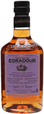 249,95 € Envío gratis | Whisky Single Malt Edradour Bordeaux Cask Highlands Reino Unido 17 Años Botella 70 cl