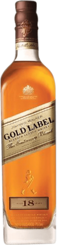 202,95 € Spedizione Gratuita | Whisky Blended Johnnie Walker Gold — Edizione Oro Riserva Regno Unito 18 Anni Bottiglia 70 cl