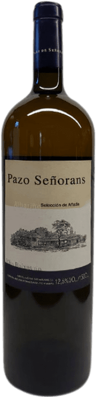 311,95 € Envio grátis | Vinho branco Pazo de Señorans Selección de Añada D.O. Rías Baixas Galiza Espanha Albariño Garrafa Magnum 1,5 L