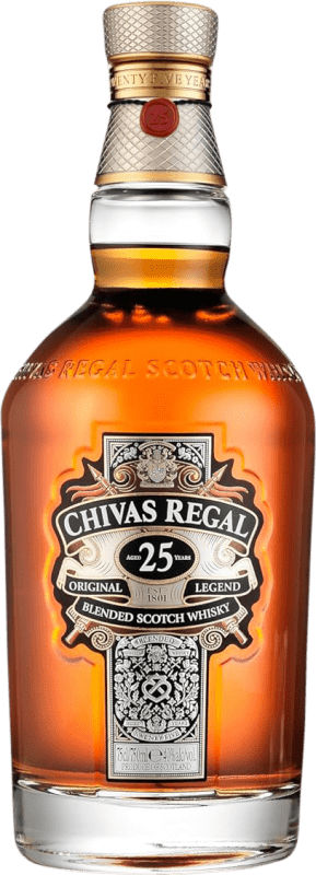 348,95 € Envio grátis | Whisky Blended Chivas Regal Reserva Reino Unido 25 Anos Garrafa 70 cl