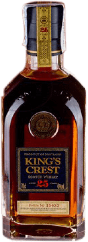 191,95 € Free Shipping | Whisky Blended King's Crest Reserve United Kingdom 25 Years Bottle 70 cl