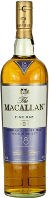 Single Malt Whisky Macallan Fine Oak Triple Cask Matured 18 Ans 70 cl
