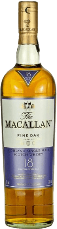 349,95 € 免费送货 | 威士忌单一麦芽威士忌 Macallan Fine Oak Triple Cask Matured 斯佩塞 英国 18 岁 瓶子 70 cl