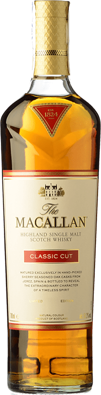 212,95 € 送料無料 | ウイスキーシングルモルト Macallan Classic Cut スペイサイド イギリス ボトル 70 cl