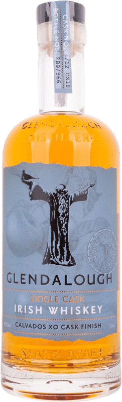 54,95 € Envio grátis | Whisky Blended Glendalough Calvados X.O. Finish Reserva Irlanda Garrafa 70 cl