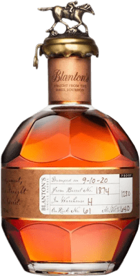 209,95 € Free Shipping | Whisky Bourbon Blanton's Straight From Barrel Reserve United States Bottle 70 cl