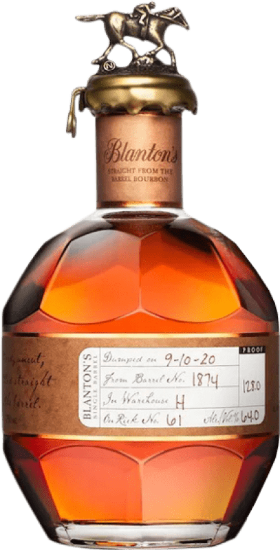 154,95 € Envoi gratuit | Whisky Bourbon Blanton's Straight From Barrel Réserve États Unis Bouteille 70 cl