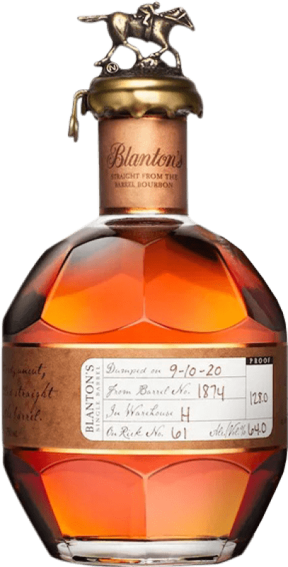218,95 € Envoi gratuit | Whisky Bourbon Blanton's Straight, Barrel — Fût Réserve États Unis 70 cl