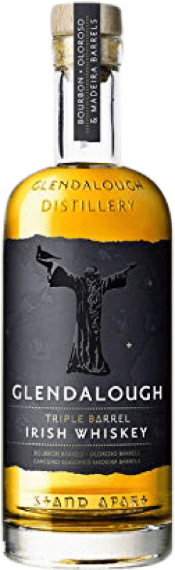 32,95 € Kostenloser Versand | Whiskey Blended Glendalough Triple Barrel Reserve Irland Flasche 70 cl
