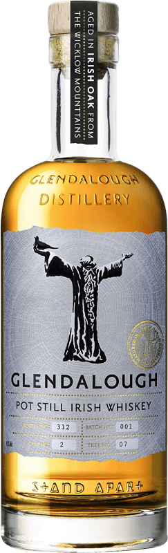 66,95 € Envio grátis | Whisky Blended Glendalough Pot Still Reserva Irlanda Garrafa 70 cl
