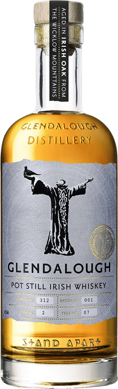 69,95 € Envío gratis | Whisky Blended Glendalough Pot Still Reserva Irlanda Botella 70 cl