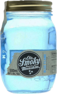 59,95 € Envoi gratuit | Whisky Blend Ole Smoky Blue Flame Moonshine États Unis Bouteille Medium 50 cl
