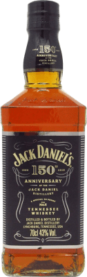 44,95 € Free Shipping | Bourbon Jack Daniel's 150 Aniversario United States Bottle 70 cl