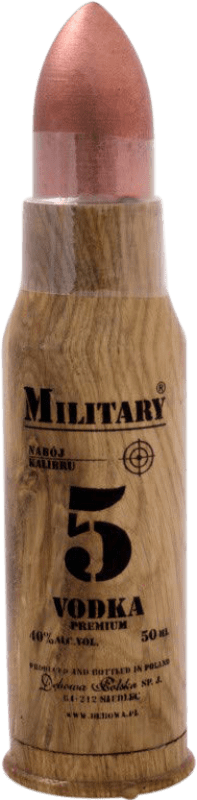 12,95 € Envoi gratuit | Vodka Military 5 Pologne Mini-Bouteille 5 cl