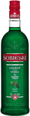 13,95 € Spedizione Gratuita | Vodka Marie Brizard Sobieski Green Mint Polonia Bottiglia 70 cl