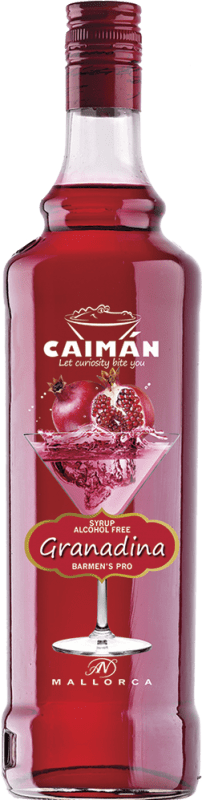 7,95 € Free Shipping | Cocktail Syrup Antonio Nadal Caiman Granadina Spain Bottle 1 L Alcohol-Free