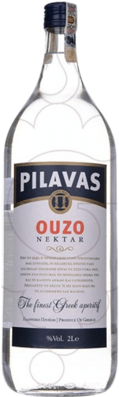 29,95 € 免费送货 | 八角 Pilavas Ouzo 希腊 特别的瓶子 2 L