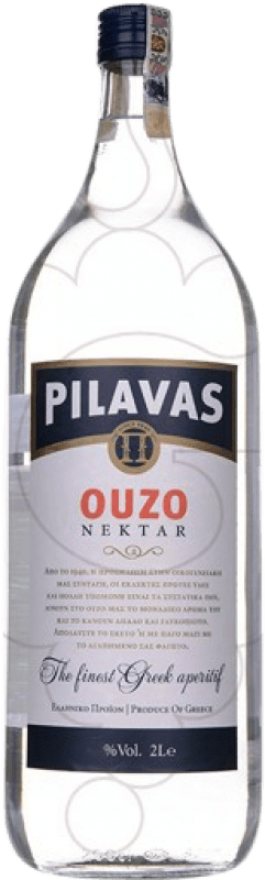 31,95 € Kostenloser Versand | Anislikör Pilavas Ouzo Griechenland Spezialflasche 2 L