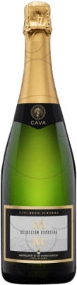 6,95 € Envio grátis | Espumante branco Marqués de Monistrol Selección Especial Vintage Semi-seco Semi-doce D.O. Cava Catalunha Espanha Macabeo, Xarel·lo, Parellada Garrafa 75 cl